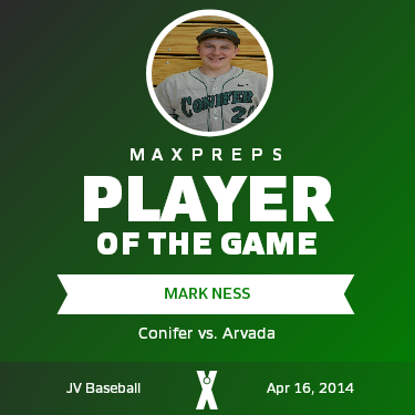 #20 MARK NESS Player of the Game badge