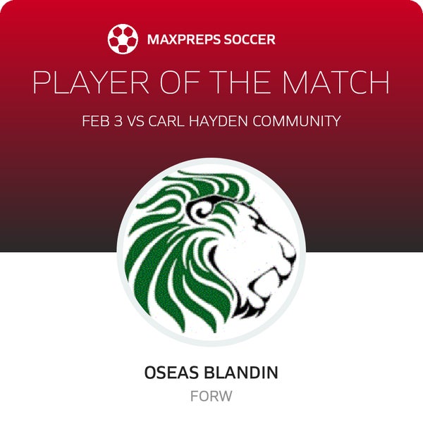 #15 Oseas Blandin Player of the Game badge