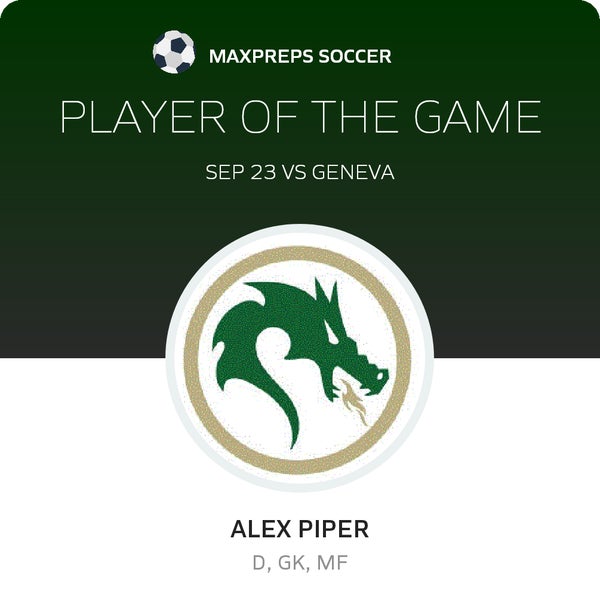 #14 Alex Piper Player of the Game badge