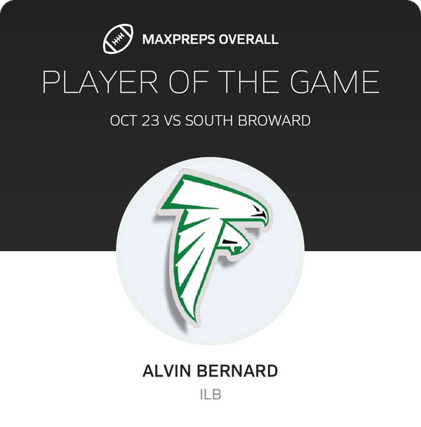 #47 Alvin Bernard Player of the Game badge