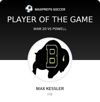 #10 Max Kessler Player of the Game badge