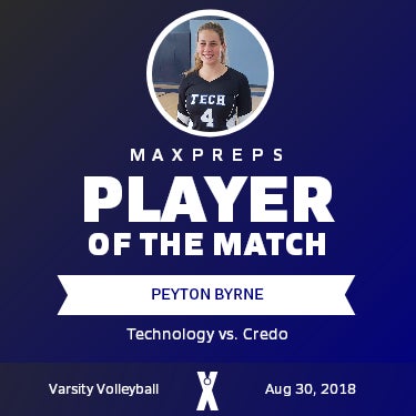 #4 Peyton Byrne Player of the Game badge