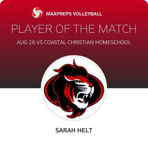 #26 Sarah Helt Player of the Game badge