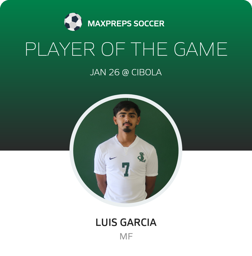 #7 Luis Garcia Player of the Game badge