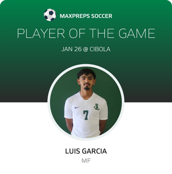 #7 Luis Garcia Player of the Game badge