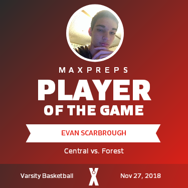 #11 Evan Scarbrough Player of the Game badge