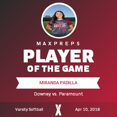 #3 Miranda Padilla Player of the Game badge
