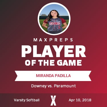 #3 Miranda Padilla Player of the Game badge