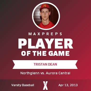 #12 Tristan Dean Player of the Game badge
