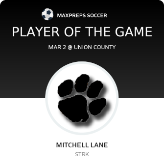 #17 Mitchell Lane Player of the Game badge