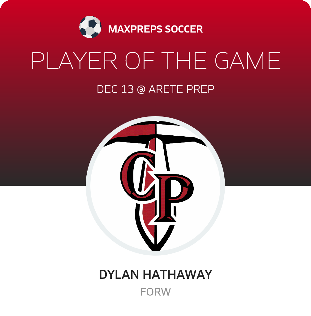 #7 Dylan Hathaway Player of the Game badge