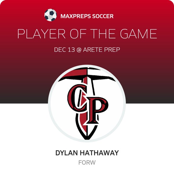 #7 Dylan Hathaway Player of the Game badge
