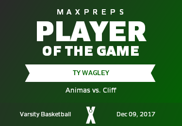 #44 Ty Wagley Player of the Game badge