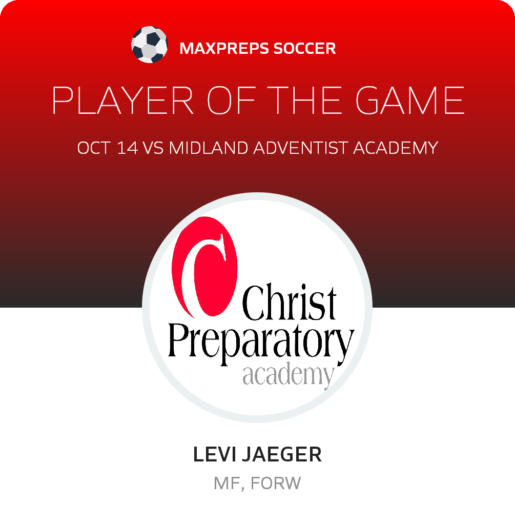 #1 X Jaeger Player of the Game badge