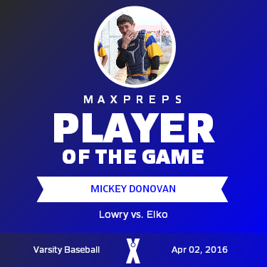 #7 Mickey Donovan Player of the Game badge
