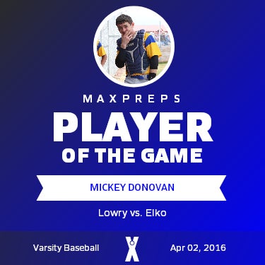#7 Mickey Donovan Player of the Game badge