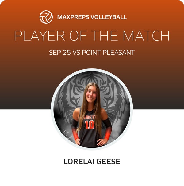 #10 Lorelai Geese Player of the Game badge