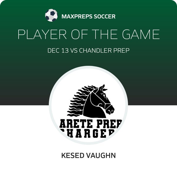#9 Kesed Vaughn Player of the Game badge
