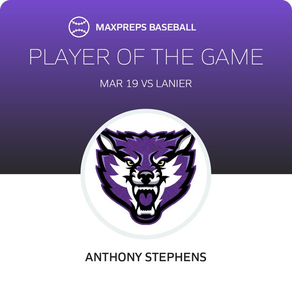 #0 Anthony Stephens Player of the Game badge