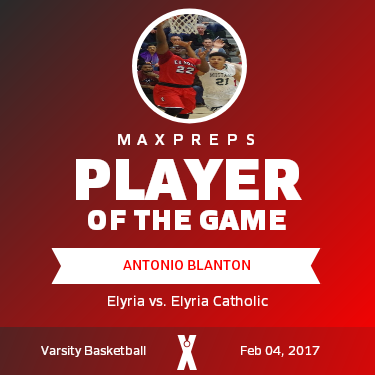 #22 Antonio Blanton Player of the Game badge