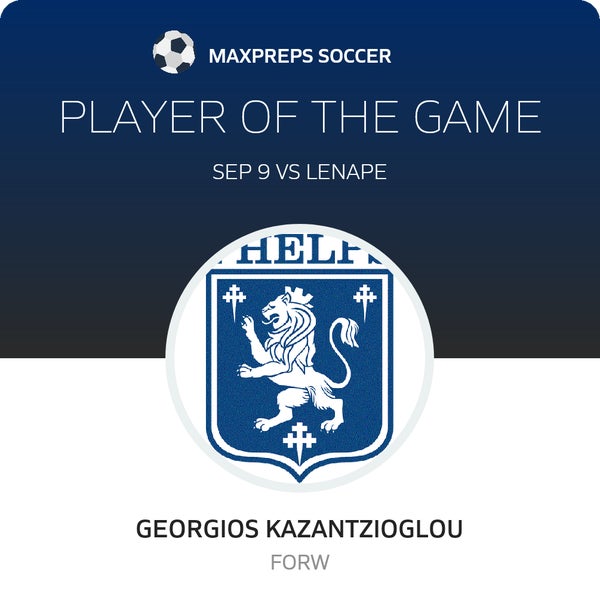 #14 G. Kazantzioglou Player of the Game badge