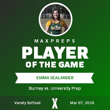 #4 Emma Sealander Player of the Game badge