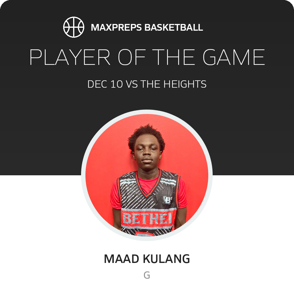 Player of the Game