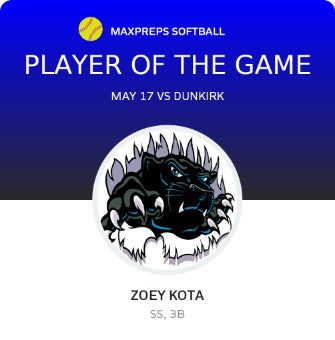 #9 Zoey Kota Player of the Game badge