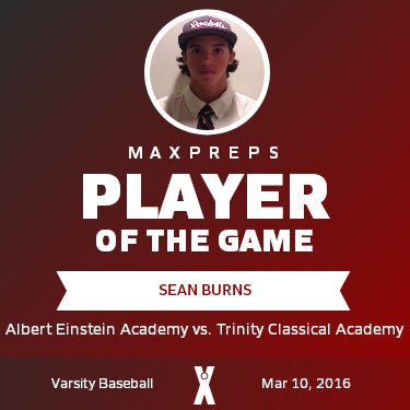 Sean Burns Player of the Game badge