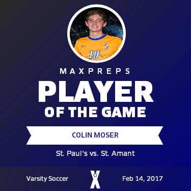 #10 Colin Moser Player of the Game badge