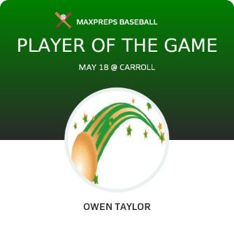 #12 Owen Taylor Player of the Game badge