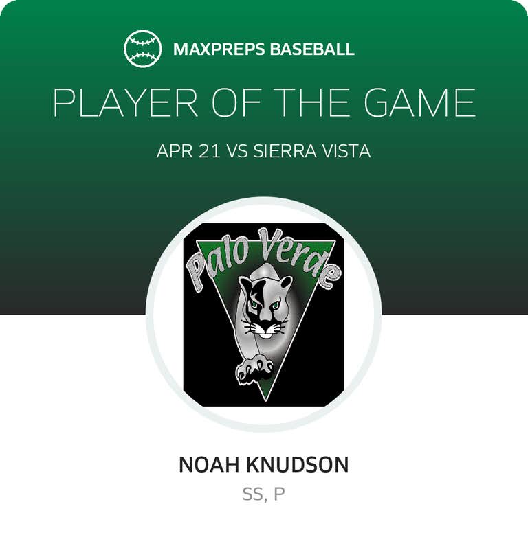 Cook Pot Torphy Noah Knudson's Palo Verde High School Career Home