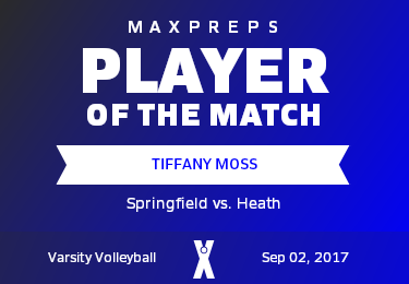 #5 Tiffany Moss Player of the Game badge