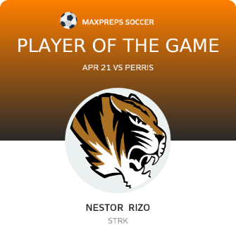 Nestor  Rizo Player of the Game badge