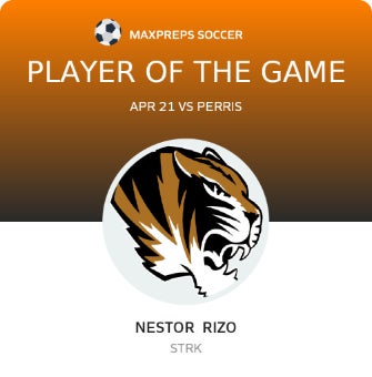Nestor Rizo Player of the Game badge