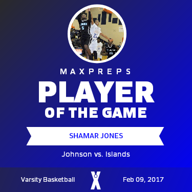#22 Shamar Jones Player of the Game badge
