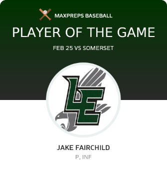 #4 Jake Fairchild Player of the Game badge