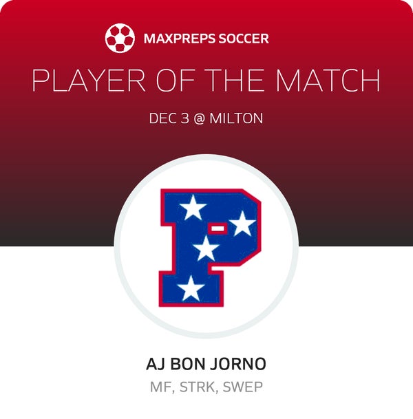 #10 AJ Bon Jorno Player of the Game badge