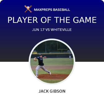 #6 Jack Gibson Player of the Game badge