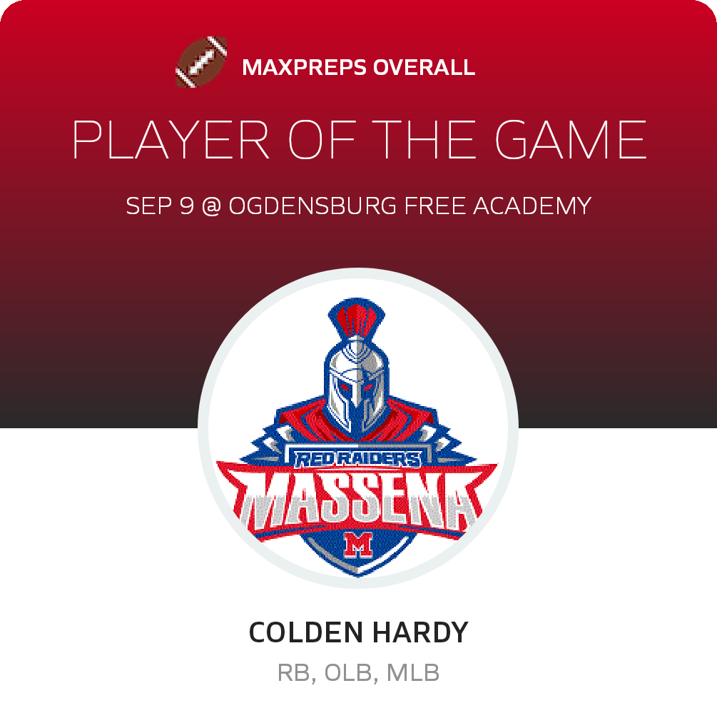 Massena vs Ogdensburg Free Academy Football 9/9/2022