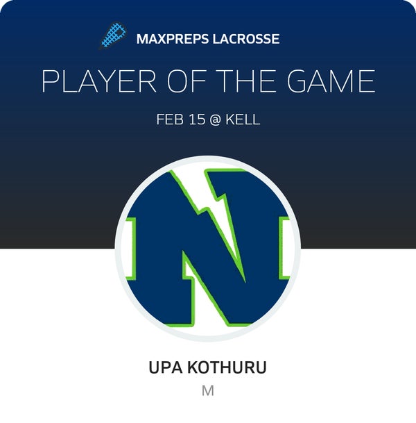 #12 Upa Kothuru Player of the Game badge