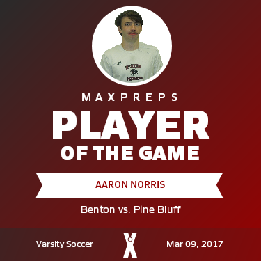 #5 Aaron Norris Player of the Game badge