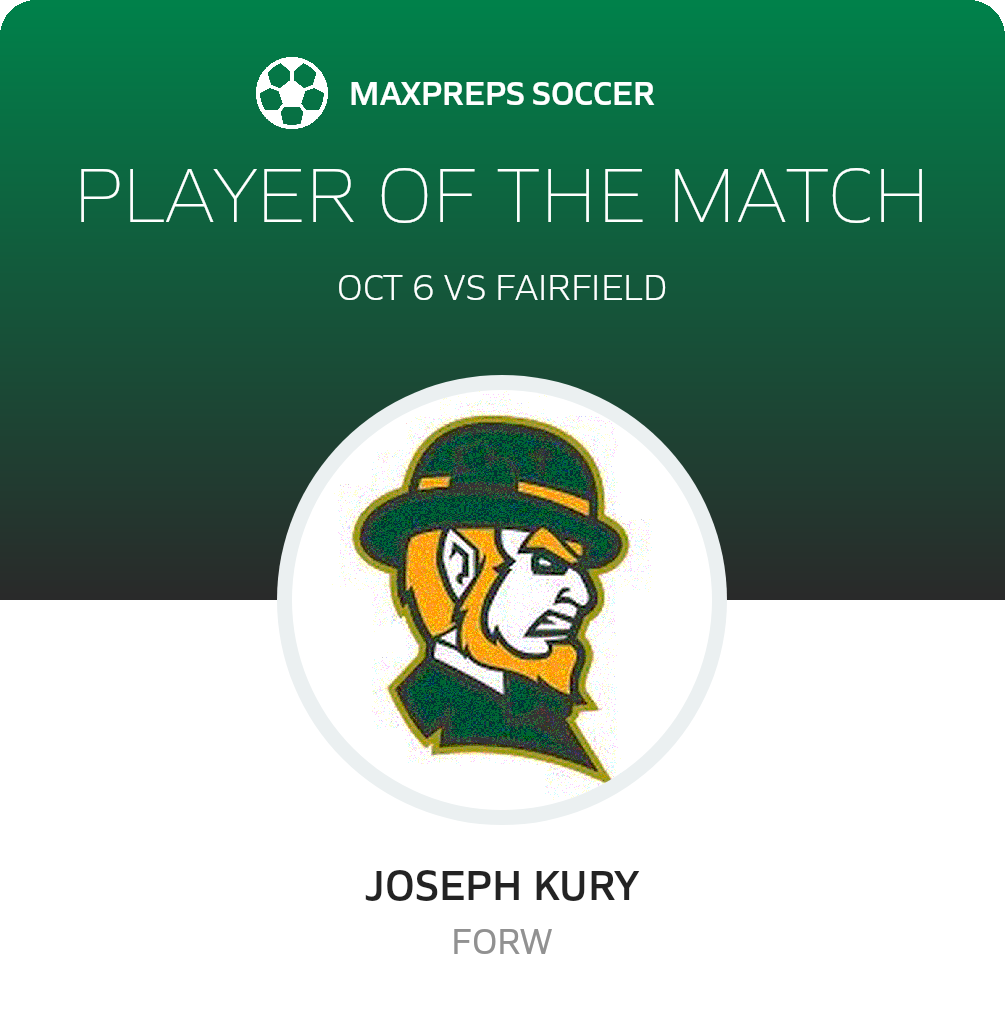 #1 Joseph Kury Player of the Game badge