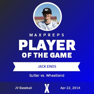 #16 Jack Enos Player of the Game badge