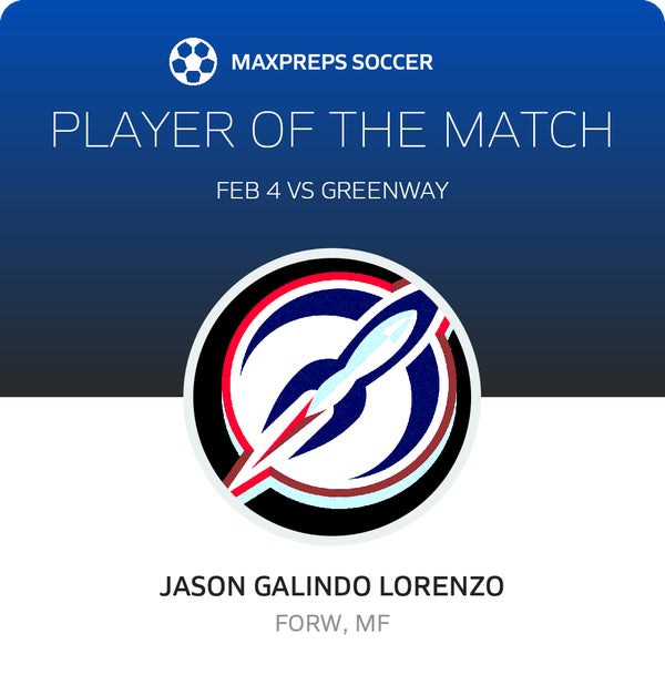 #16 J. Galindo Lorenzo Player of the Game badge