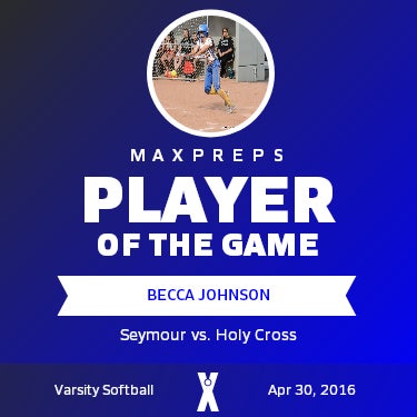 #10 Becca Johnson Player of the Game badge
