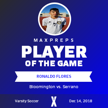 #7 Ronaldo Flores Player of the Game badge