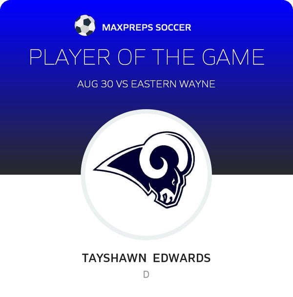 #23 Tayshon Edwards Player of the Game badge
