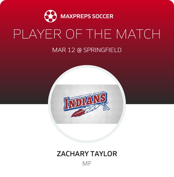 #11 Zachary Taylor Player of the Game badge