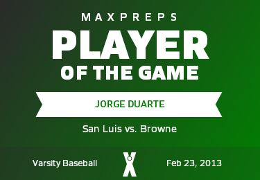 #6 Jorge Duarte Player of the Game badge